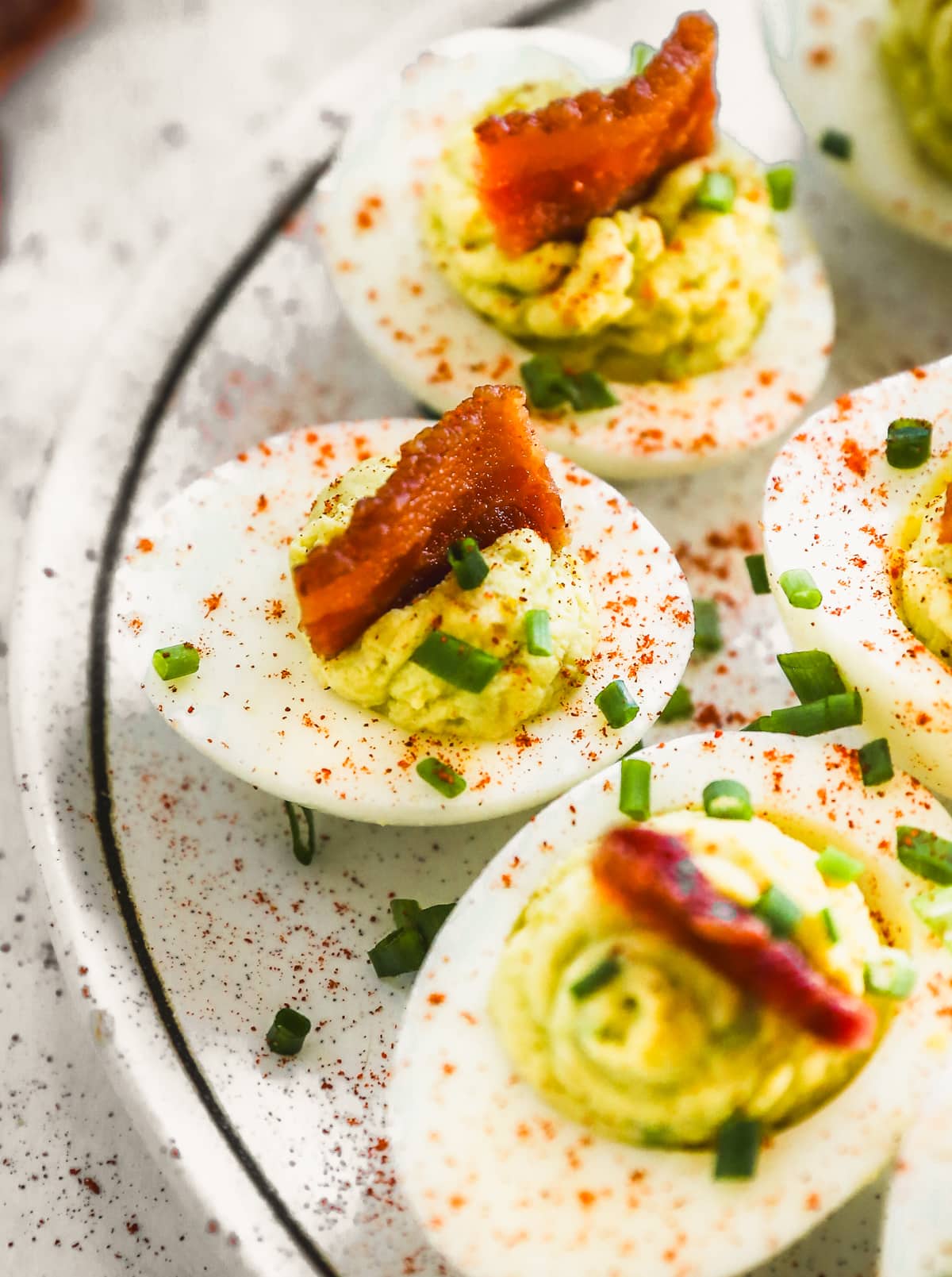 Green Eggs with a Twist: Avocado Deviled Eggs